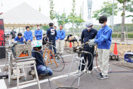 東海地区の高校生が圧接初体験！in ポリテクセンター小牧